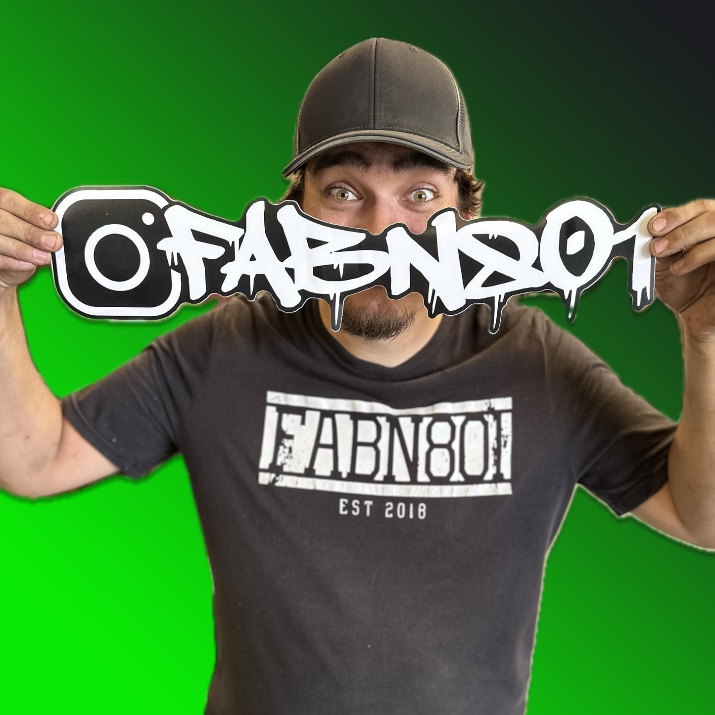 IG Fabn801 Paint Drip Windshield Sticker