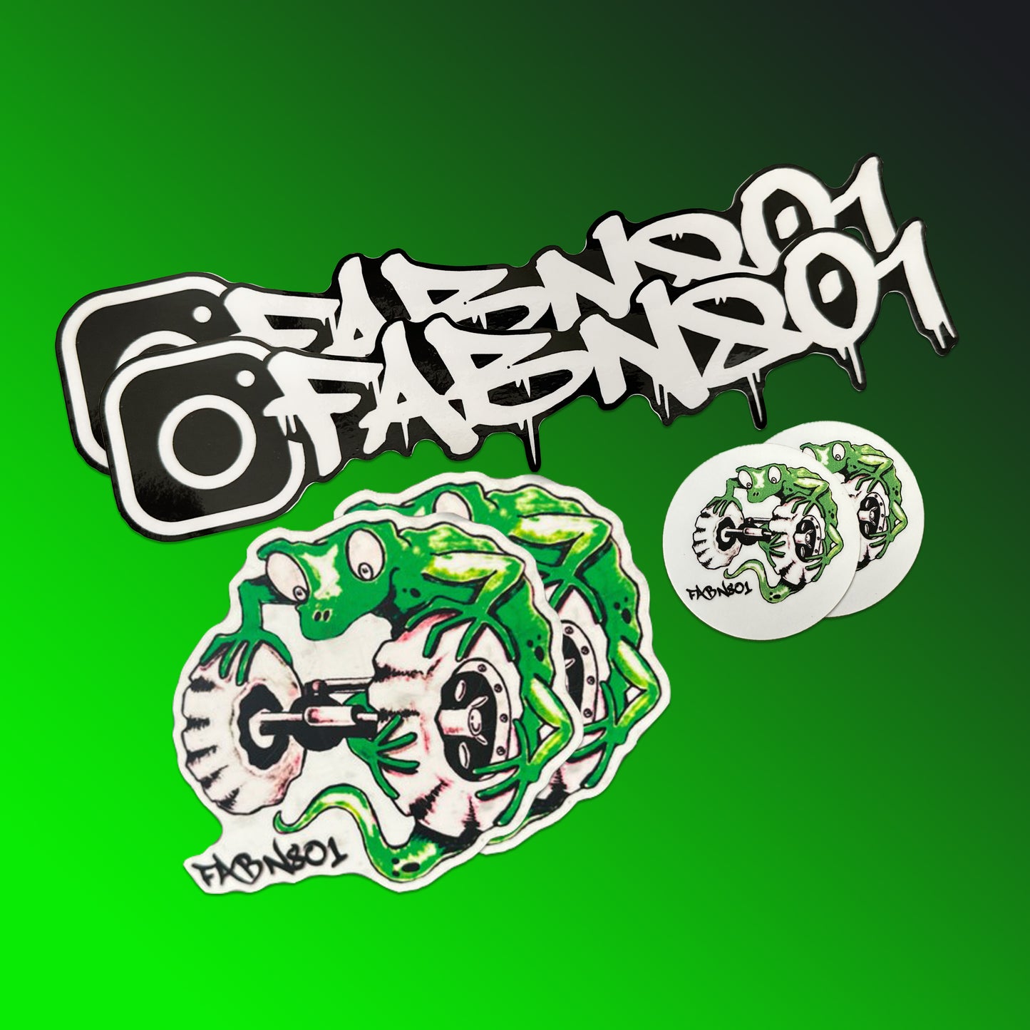 Fabn801 Sticker Pack - 6 Stickers