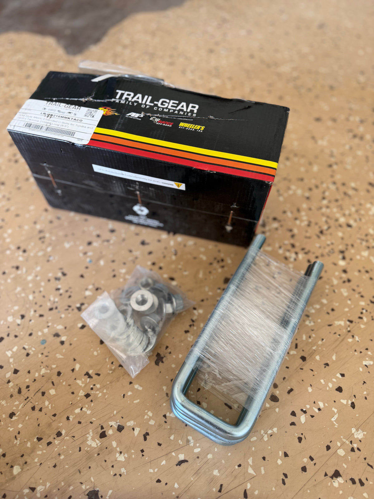 05+ Tacoma extended rear U Bolts