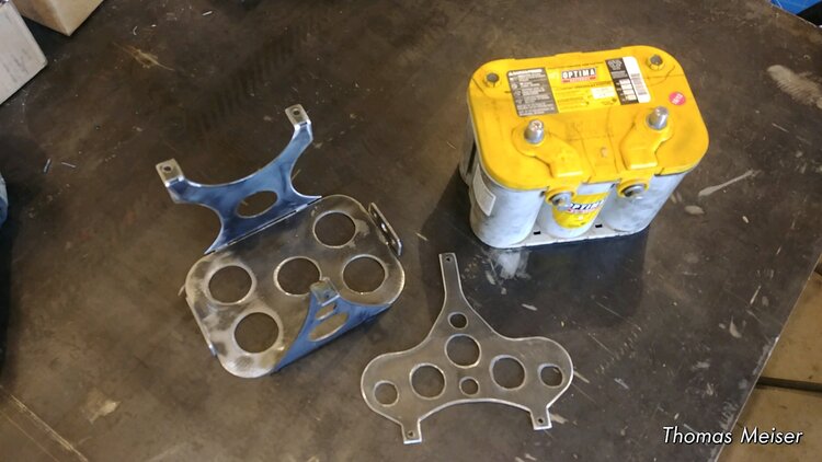 Optima Red/Yellow Top Battery tray/mount