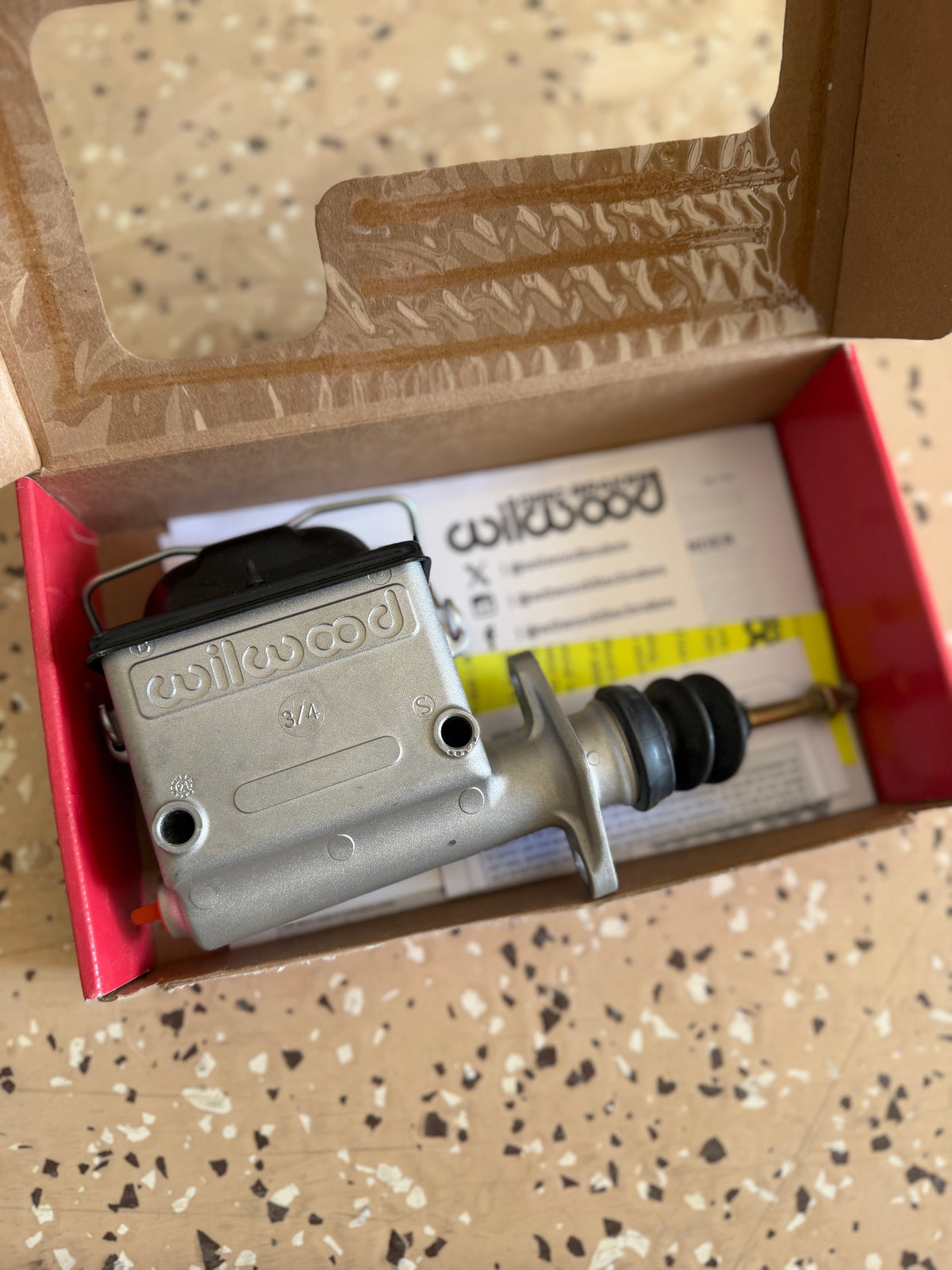 Willwood 3/4 master Cylinder
