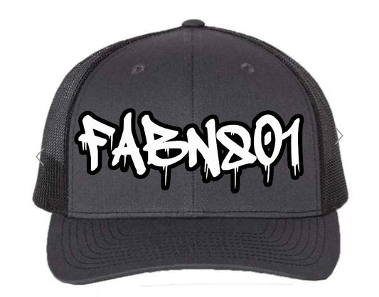 FABN801 Grey Trucker Hat