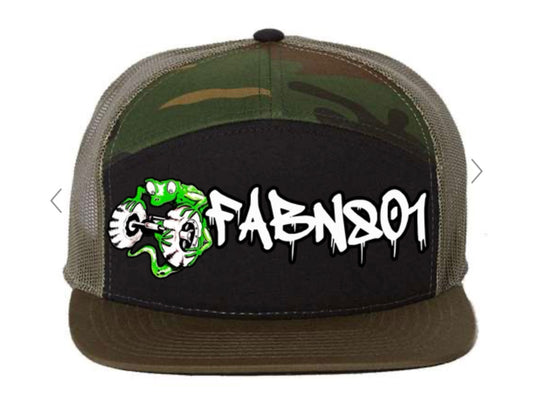 FABN801 Camo/Black Hat