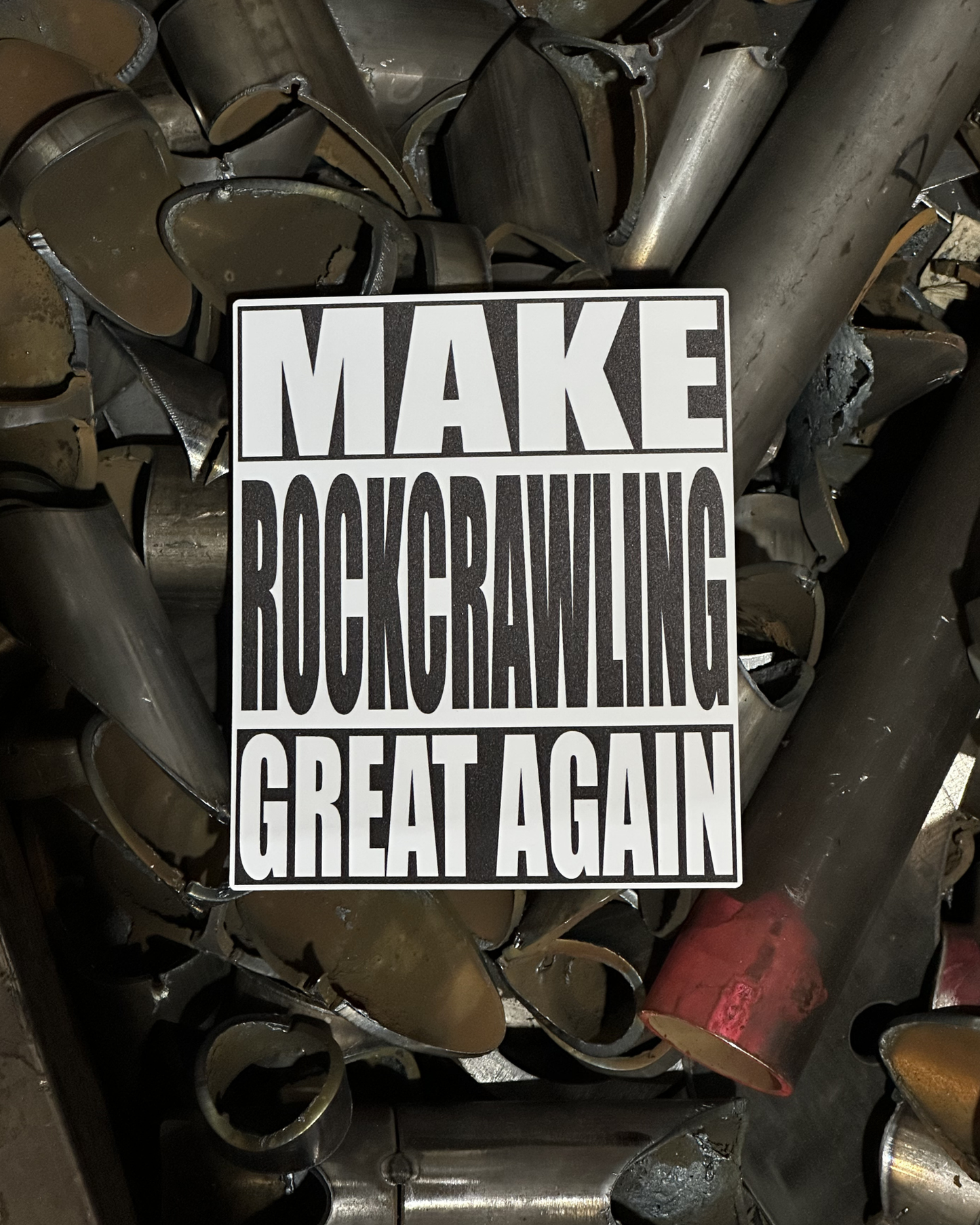 MAKE ROCK CRAWLING GREAT AGAIN STICKER
